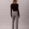 Pantaloni slim evazați din țesătură Ponte Pantaloni slim evazați din țesătură Ponte