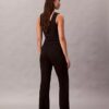 Pantaloni slim evazați din țesătură Ponte