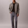 Pantaloni standard drepți, elastici, cu 5 buzunare