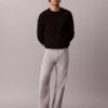 Pantaloni standard drepți, elastici, cu 5 buzunare