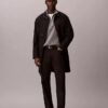 Pantaloni standard drepți, elastici, cu 5 buzunare