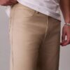 Pantaloni standard drepți, elastici, cu 5 buzunare