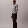 Pantaloni standard drepți, elastici, cu 5 buzunare
