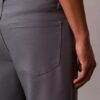 Pantaloni standard drepți, elastici, cu 5 buzunare
