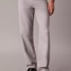 Pantaloni standard drepți, elastici, cu 5 buzunare