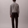 Pantaloni standard drepți, elastici, cu 5 buzunare