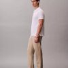 Pantaloni standard drepți, elastici, cu 5 buzunare