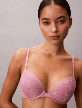 Perfectly Fit Lace Push-Up Plunge Bra