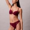 Perfectly Fit Lace Push-Up Plunge Bra