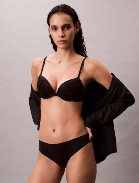 Perfectly Fit Lace Push-Up Plunge Bra