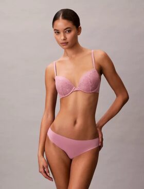 Perfectly Fit Lace Push-Up Plunge Bra
