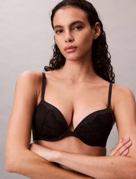 Perfectly Fit Lace Push-Up Plunge Bra