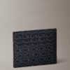 Portcard cu monogramă și textură granulată