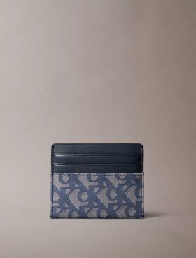 Portcard cu monogramă pe toată suprafața