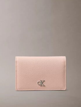 Portcard minimalist cu clapetă Monogram
