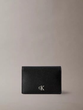 Portcard minimalist cu clapetă Monogram