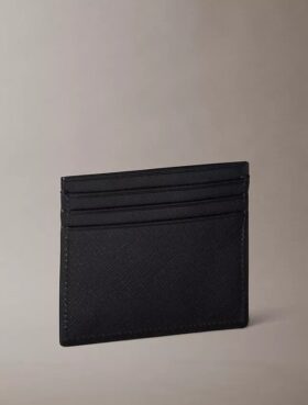 Portcard rafinat din piele Saffiano
