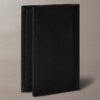 Portofel compact cu două compartimente din piele Saffiano Portofel compact cu două compartimente din piele Saffiano