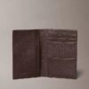 Portofel compact cu două compartimente din piele Saffiano Portofel compact cu două compartimente din piele Saffiano