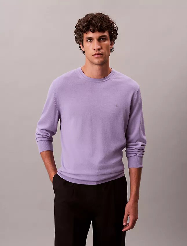 Pulover clasic din lână merino Pulover clasic din lână merino