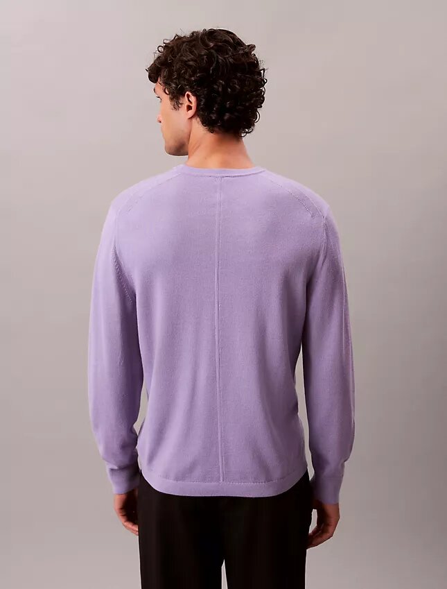 Pulover clasic din lână merino Pulover clasic din lână merino
