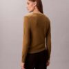 Pulover cu guler în V din lână merino Pulover cu guler în V din lână merino