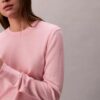 Pulover cu guler rotund din amestec de lână merino extrafină Pulover cu guler rotund din amestec de lână merino extrafină
