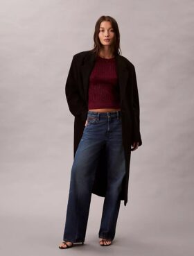 Pulover din amestec de lână merino și lurex