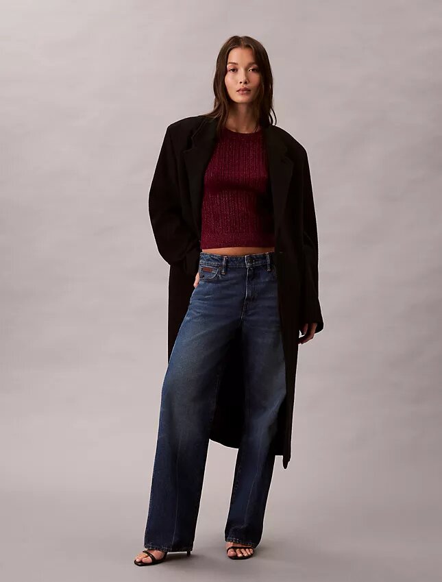 Pulover din amestec de lână merino și lurex Pulover din amestec de lână merino și lurex