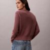 Pulover din bumbac fin cu Monogram