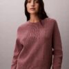 Pulover din bumbac fin cu Monogram