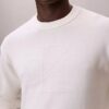 Pulover lejer din bumbac neted cu Monogram