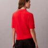 Pulover polo din lână merino Pulover polo din lână merino