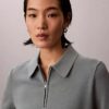 Pulover polo din tricot relaxat Pulover polo din tricot relaxat