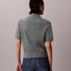 Pulover polo din tricot relaxat Pulover polo din tricot relaxat