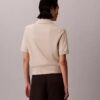 Pulover polo din tricot relaxat Pulover polo din tricot relaxat
