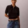 Pulover polo din tricot relaxat Pulover polo din tricot relaxat