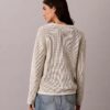 Pulover relaxat din bumbac fin cu Monogram Pulover relaxat din bumbac fin cu Monogram