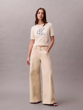 Pulover scurt cu Monogram