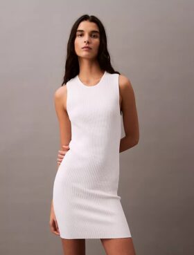 Rib Mini rochie fără mâneci