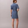 Rochie-cămașă din denim cu curea Rochie-cămașă din denim cu curea