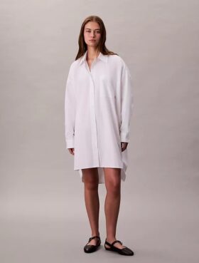 Rochie cămașă lejeră din bumbac