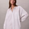 Rochie cămașă lejeră din bumbac