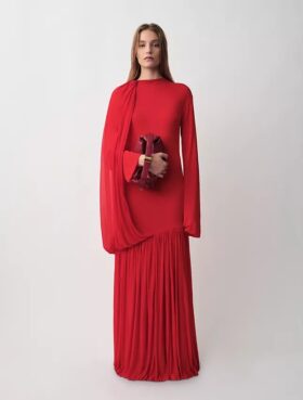 Rochie de seară drapată Sara