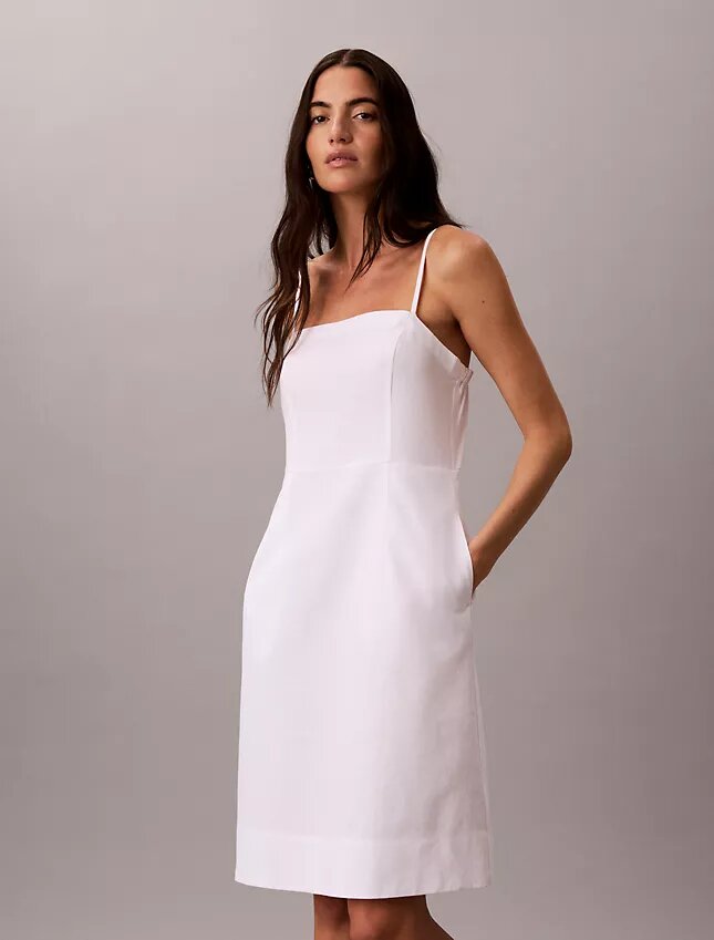 Rochie din amestec de in Rochie din amestec de in