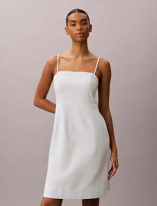 Rochie din amestec de in Rochie din amestec de in