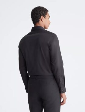 Rochie elegantă slim fit din bumbac cu model în zig-zag