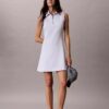 Rochie fără mâneci din French Terry cu fermoar de 1/4 Rochie fără mâneci din French Terry cu fermoar de 1/4