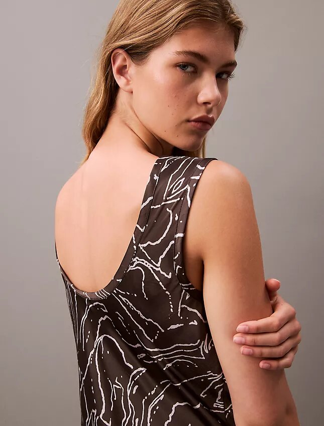 Rochie midi cu imprimeu satinat Rochie midi cu imprimeu satinat