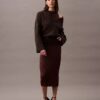 Rochie midi cu lurex Rochie midi cu lurex
